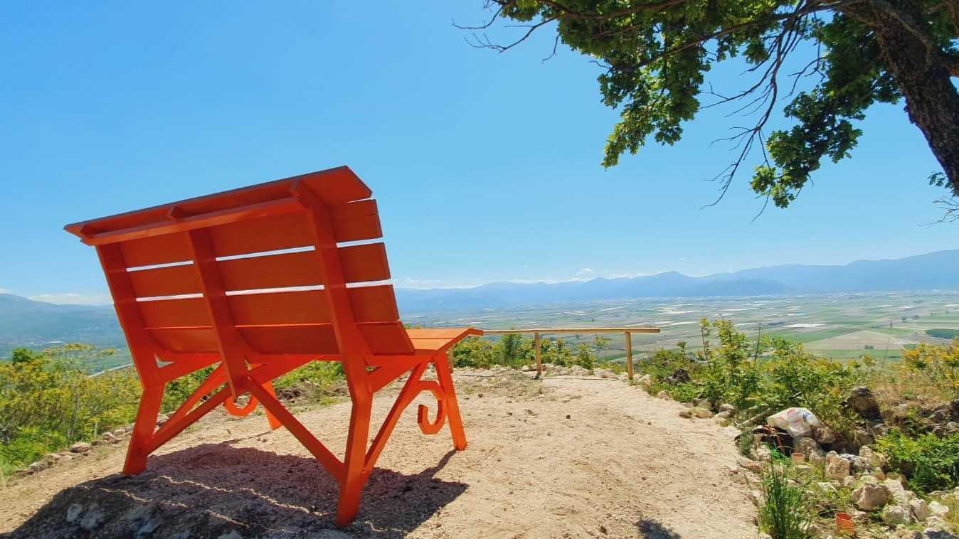 La vista dalla Grande Panchina